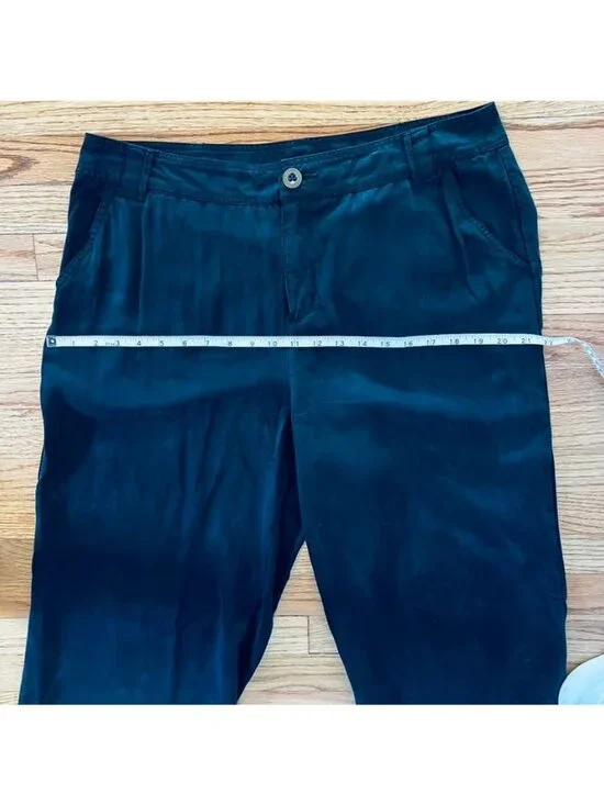 Sundance Lillie Wide-Leg Tencel Pants 10 Relaxed Minimalist Lagenlook - Picture 8 of 16